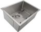 ZLINE Meribel 23" Stainless Steel Undermount Single Bowl Kitchen Sink with Bottom Grid-0
