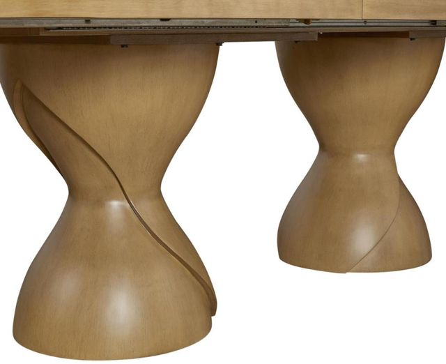 Bernards Tapestry Honeycomb Double Pedestal Dining Table-4