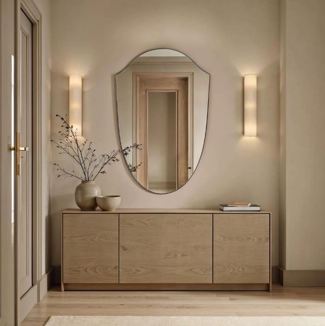 Renwil® Reims Plated Aged Brass Accent Mirror-1