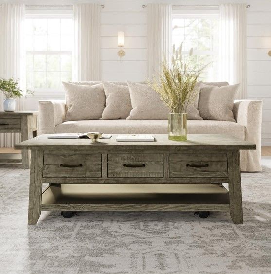 Jofran Inc. Telluride Driftwood Cocktail Table-1