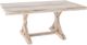 Canade Customizable Loft Natural Washed Trestle Dining Table-2
