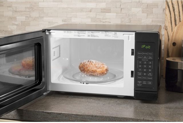 GE® 0.7 Cu. Ft. Black Countertop Microwave-1