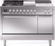 Ilve® Professional Plus II 48" Stainless Steel Pro Style Dual Fuel Range-0