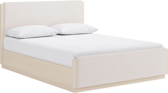 Modus Furniture Wallen White Sand Queen Upholstered Bed-0