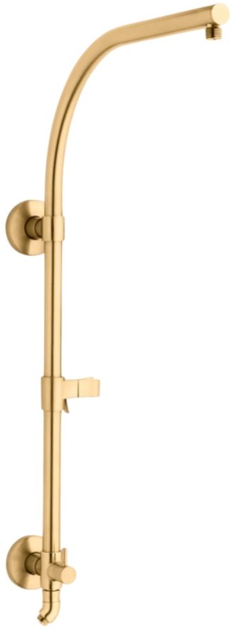 KOHLER® HydroRail®-R Vibrant Brushed Moderne Brass Arch Shower Column-0