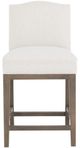 Fairfield® Customizable Entree Dining Camel Short Back Counter Stool-1