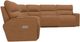 La-Z-Boy® Maddox 6-Piece Camel Power Reclining Sectional-1