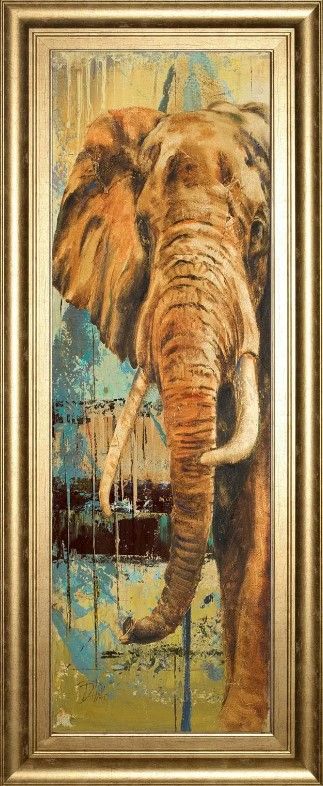 Classy Art New Safari on Teal Il by Patricia Pinto Wall Art-0