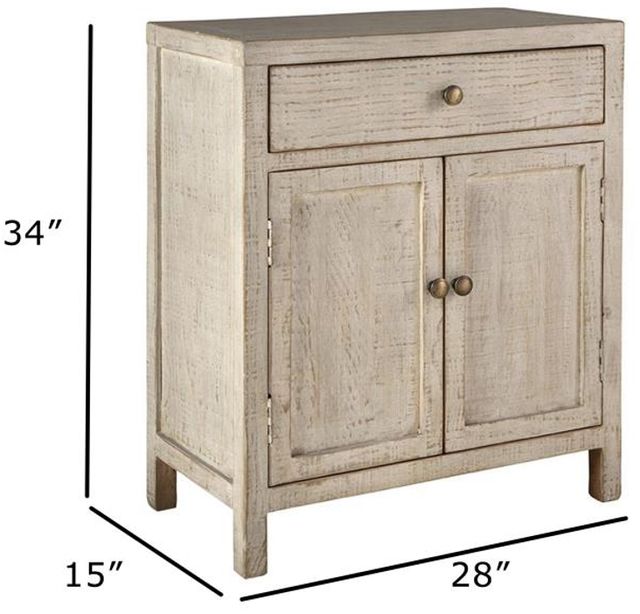 Nest Home Collections Amelia White Washed Cabinet-3