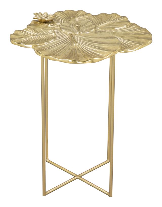 Zuo® Modern Lotus Gold Side Table-3