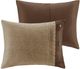 Olliix by Madison Park Boone 7 Piece Brown Queen Faux Suede Comforter Set-2