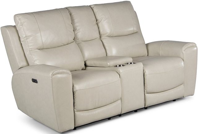 Steve Silver Co. Laurel 3-Piece Ivory Dual Power Leather Motion Set-2