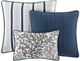 Olliix by Madison Park Bayside 7 Piece Blue California King Comforter Set-2