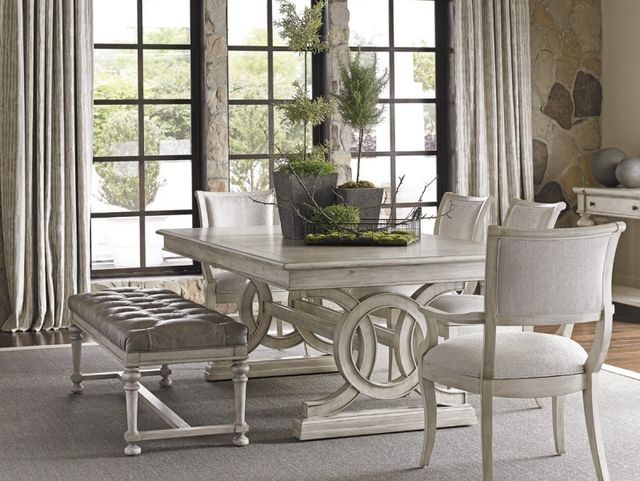 Lexington Home Customizable Oyster Bay Bellport Leather Bench-3