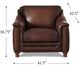 Hydeline® Belfast Caramel Brown Chair-1
