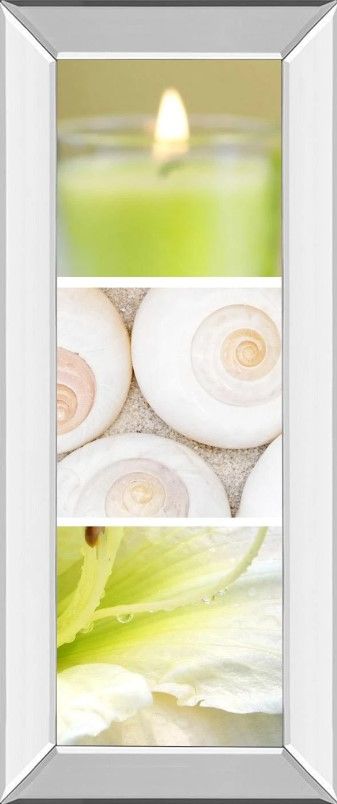 Classy Art Facets of Spring Il by Irena Orlov Mirrored Frame Wall Art-0