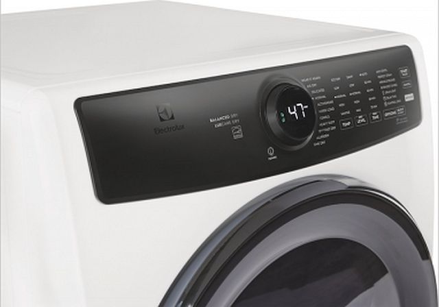 Electrolux Perfect Steam™ 8 Cu. Ft. Matte White Front Load Electric Dryer with Balanced Dry™-2