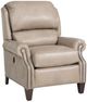 Smith Brothers Customizable 951 Leather Manual Reclining Tiltback Chair-0