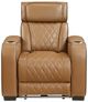Homelegance® Fairway Brown Power Recliner with Power Headrest-2