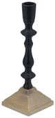 A & B Home Black/Gold 2 Tone Candle Holder-0