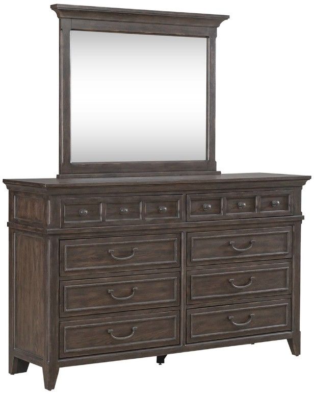 Liberty Furniture Paradise Valley 3-Piece Saddle Brown Queen Panel Bedroom Set-3