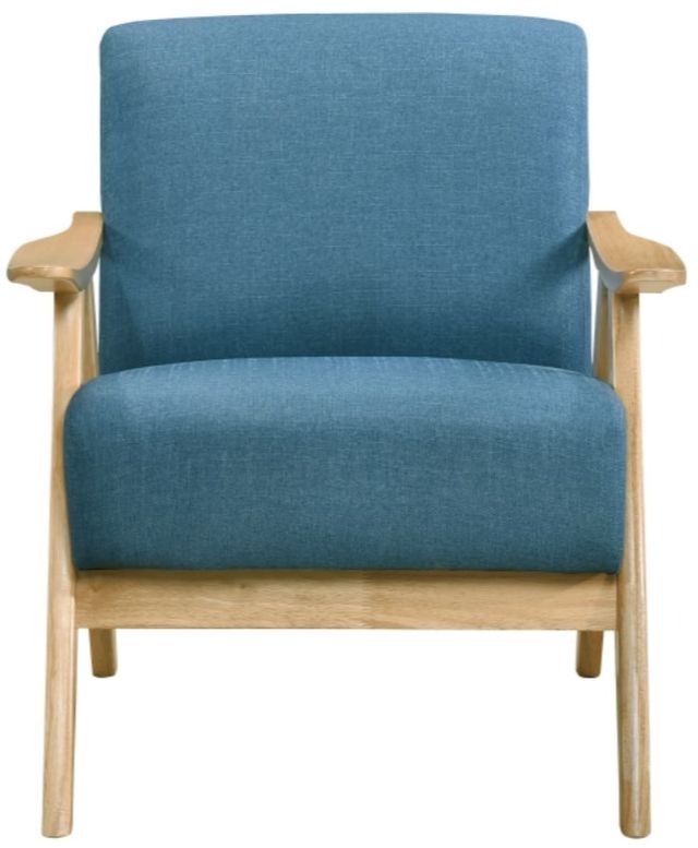 Homelegance® Damala Blue/Natural Accent Chair-2