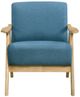 Homelegance® Damala Blue/Natural Accent Chair-2