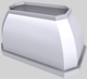 Vent-A-Hood® Designer Series 54" White Island Range Hood-4