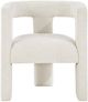 Coaster® Petra Boucle White Upholstered Accent Side Chair-1