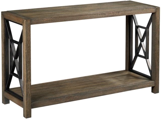Hammary® Synthesis-Hamilton Smoked Gray Sofa Table-0