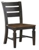 John Thomas Furniture® Vista Coal/Hickory Ladder Back Dining Chair-0