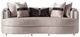 Michael Amini® Carmela Zinc Sofa with Silver Accent-2