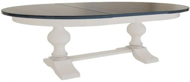 Mavin Customizable 60" x 60" Round Extendable Dining Table with 2 Leaves-0