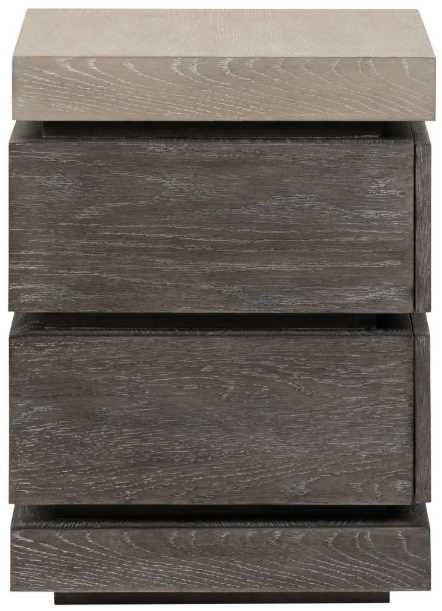 Liberty Furniture Piedmont Ash Chairside Table with Charcoal Base-3