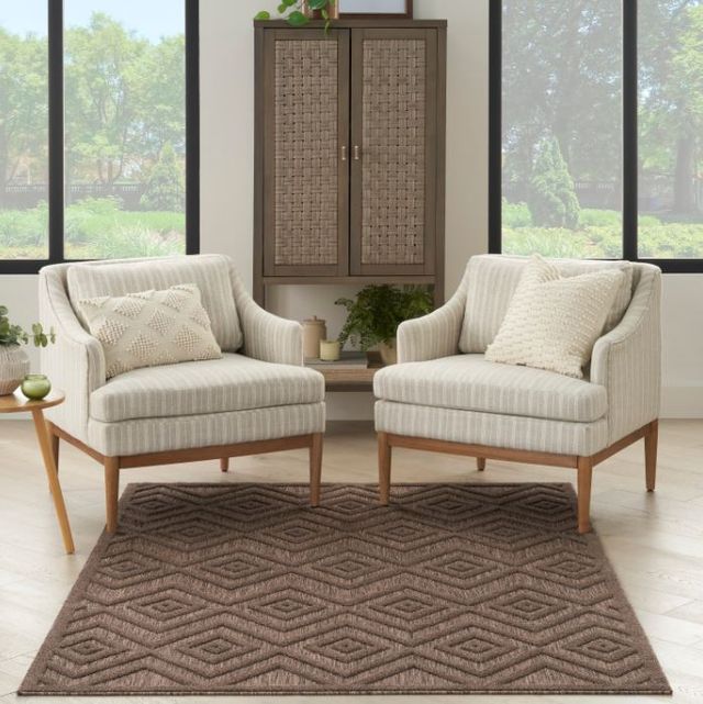 Nourison Home™ Versatile Brown 5'x7' Area Rug-1