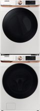 Samsung Ivory Front Load Washer & Electric Dryer Laundry Pair-5