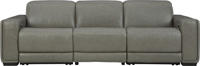 Signature Design by Ashley® Correze 3-Piece Gray Power Reclining Sectional Sofa-1