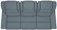 La-Z-Boy® Murray Denim Power Reclining Sofa with Headrest-2