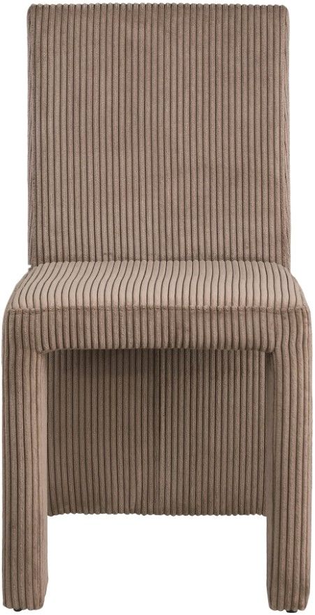 Meridian Furniture Benson Brown Upholstered Dining Side Chair-1