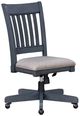 Legends Home Americana Corduroy Blue Office Chair-0
