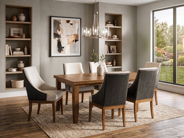 ¿Cuántas personas caben en un comedor de 6 sillas?
