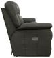 La-Z-Boy® James Charcoal Leather Power Reclining Sofa with Headrest and Lumbar-2