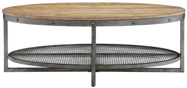 Olliix by INK+IVY Natural Sheridan Oval Coffee Table-0