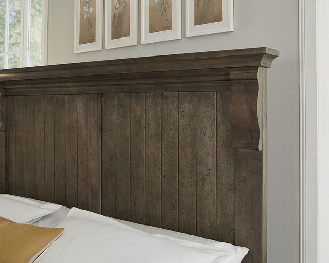Artisan & Post by Vaughan-Bassett Carlisle Dark Sable Queen Corbel Bed-1