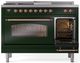 Ilve® Nostalgie II Series 48" Emerald Green Pro Style Dual Fuel Range-3