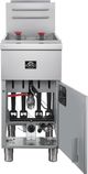 FORNO® 4 Burner Stainless Steel Commercial Natural Gas Deep Fryer-3