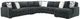 Signature Design by Ashley® Midnight-Madness 5-Piece Gunmetal Right-Arm Facing Sectional and Chaise-0