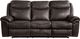 Homelegance® Aram Dark Brown Manual Double Reclining Sofa-2
