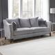 Furniture of America® Goshen Light Gray Sofa-1