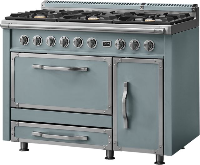Viking® Tuscany 48" November Sky Pro Style Dual Fuel Range-2